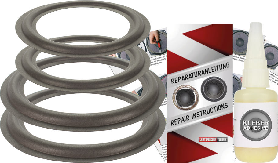 Electro Voice Link 9 Lautsprecher Sicken Reparatur Komplett Set Für Passivmembran Und Tieftöner